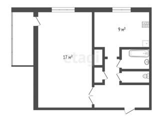 Продажа 1-комнатной квартиры, 32.6 м2, Санкт-Петербург, улица Кустодиева, 10к1, метро Проспект Просвещения