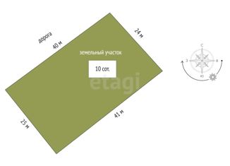 Земельный участок на продажу, 10 сот., село Викулово