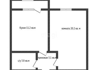 Продажа 1-ком. квартиры, 38.3 м2, аул Новая Адыгея, Бжегокайская улица, 90/5к2