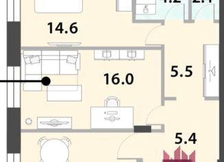 Продаю 3-ком. квартиру, 63.5 м2, Москва, Пулковская улица, 2, ЖК Ленинградка 58