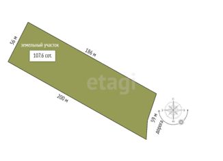Участок на продажу, 107.6 сот., Красномакское сельское поселение