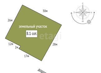 Продается земельный участок, 8.1 сот., коттеджный посёлок Живой Ручей-2, коттеджный посёлок Живой ручей-2, 114