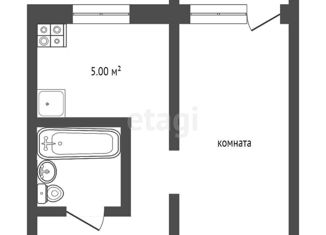 1-комнатная квартира на продажу, 30.3 м2, Самара, проспект Карла Маркса, 354, метро Безымянка