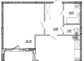 Продажа 1-комнатной квартиры, 57 м2, поселок Романовка, Гаражный проезд, 16