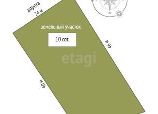 Продаю земельный участок, 10 сот., Голубинское сельское поселение