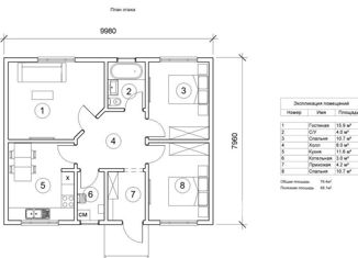 Продаю дом, 80 м2, поселок Щепкин, Золотой проезд