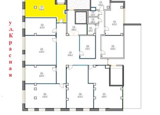 Сдам офис, 51.2 м2, Петрозаводск, улица Фридриха Энгельса, 10