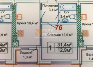 Продаю 1-комнатную квартиру, 32 м2, Зеленоградск, Центральная улица, 21