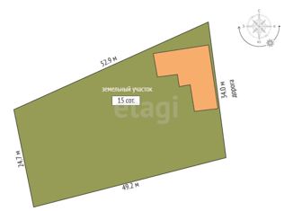 Дом на продажу, 193.7 м2, село Луговое, Плодовый переулок