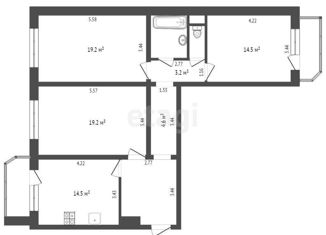 Продажа 3-комнатной квартиры, 89.9 м2, Тюменская область, Широтная улица, 190к3