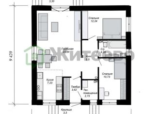 Продается дом, 74 м2, Озёрное сельское поселение