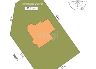 Продается дом, 910 м2, деревня Дударева, Мирная улица