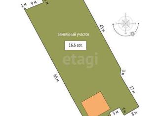 Дом на продажу, 190 м2, посёлок Есаульский, Октябрьская улица, 54