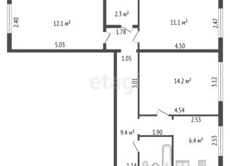 Продажа 3-ком. квартиры, 58.3 м2, Санкт-Петербург, Таллинская улица, 30, Таллинская улица
