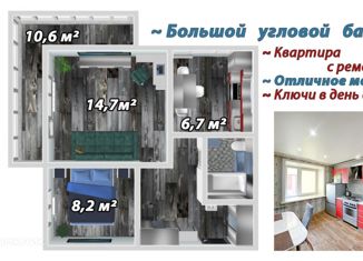 Продается 2-комнатная квартира, 41.2 м2, Иркутская область, улица Крупской, 17
