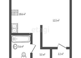 Продается 1-комнатная квартира, 32.4 м2, Москва, жилой комплекс Волжский Парк, 1, станция Новохохловская
