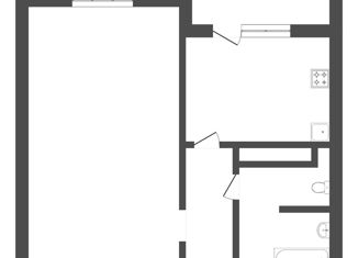 Продаю 1-комнатную квартиру, 43.4 м2, деревня Дударева, улица Созидателей, 1, ЖК Комарово