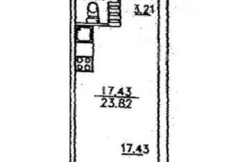 Продажа квартиры студии, 23.8 м2, Вологда, улица Карла Маркса, 121, микрорайон Водники