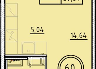 Продается однокомнатная квартира, 29.64 м2, Санкт-Петербург, Образцовая улица, 6к1