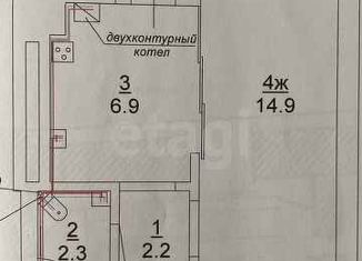 Продажа квартиры студии, 29.6 м2, Калининград, улица Маршала Жукова, 10, Ленинградский район