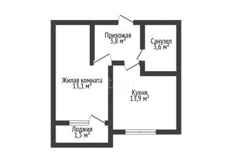 1-комнатная квартира на продажу, 32.9 м2, Краснодар, 3-я Трудовая улица, 1, Новый микрорайон