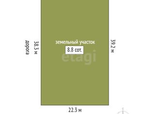 Продам участок, 8.8 сот., коттеджный посёлок Таврический, Михайловская улица