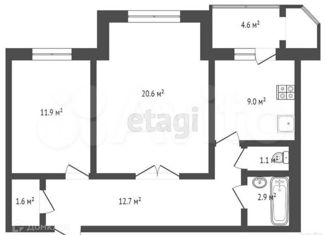 Сдам в аренду 2-комнатную квартиру, 64 м2, посёлок городского типа Белый Яр, улица Единства, 5