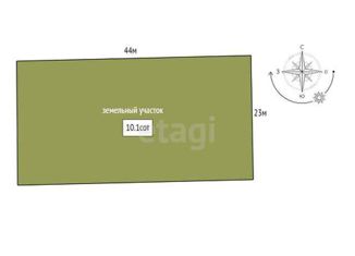 Земельный участок на продажу, 10.1 сот., деревня Велигонты, Бельведерский переулок