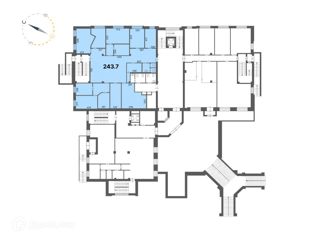 Офис на продажу, 243.7 м2, Новосибирск, проспект Димитрова, 1, метро Площадь Гарина-Михайловского