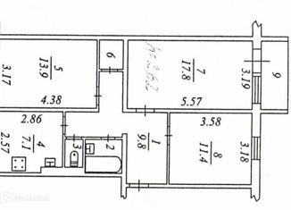 Аренда 3-ком. квартиры, 67 м2, Тюменская область, улица Ленина, 50