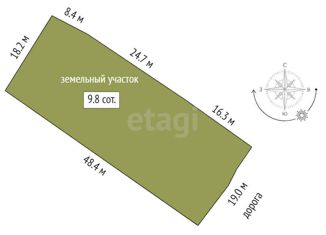Продажа дома, 66 м2, поселок Новотарманский, Лесная улица