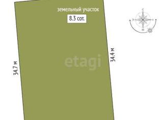 Земельный участок на продажу, 8.3 сот., деревня Молчанова, Приозёрная улица, уч7