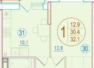 Продаю 1-ком. квартиру, 32.1 м2, Ростов-на-Дону, ЖК Западная Резиденция, переулок Чаленко, 9/1