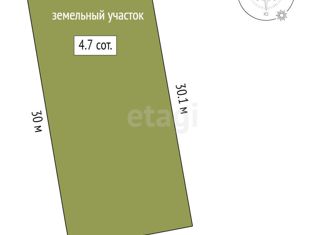 Продам участок, 4.7 сот., поселок Айкаван, 1-я Изумрудная улица
