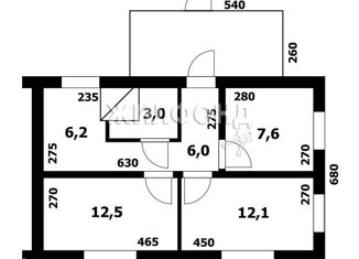 Продаю 3-ком. квартиру, 47.4 м2, село Вьюны, улица Механизаторов, 2