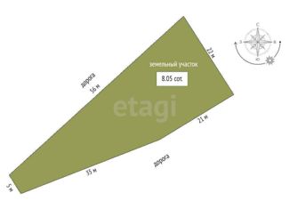 Продается участок, 8.1 сот., ТСН Лесное, Солнечная улица