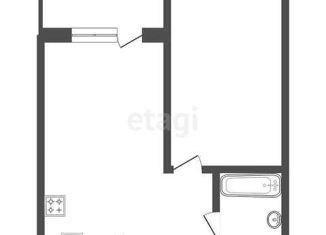 Продам 1-ком. квартиру, 43 м2, Тюмень, улица Ю.-Р.Г. Эрвье, 34к1, ЖК Набережный Квартал