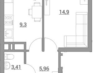 Продам 1-комнатную квартиру, 36.5 м2, Ростов-на-Дону, ЖК Новый Горизонт, Тибетская улица, 1В