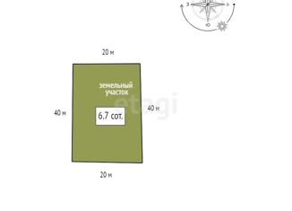 Продается участок, 6.7 сот., Красноярск, Советский район, Облачная улица, 16