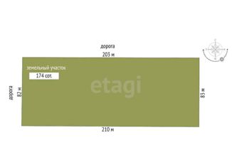 Продажа участка, 174 сот., Гвардейское сельское поселение