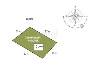 Продажа участка, 12 сот., ДНТ Энергетик, Звёздная улица