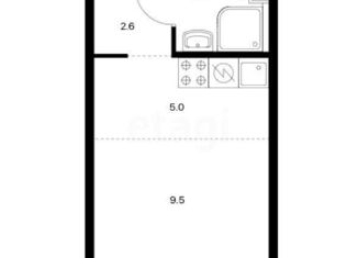 Продается квартира студия, 20 м2, Москва, 1-й Грайвороновский проезд, 7Ак1, станция Новохохловская