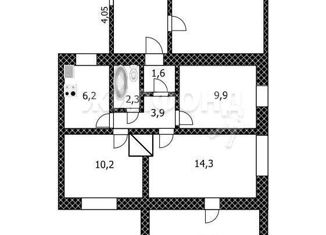 Продаю четырехкомнатную квартиру, 64 м2, село Налобиха, Строительная улица, 4