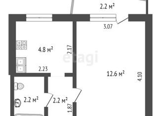 Продается 1-комнатная квартира, 21.8 м2, Самара, улица Стара-Загора, 57, метро Безымянка