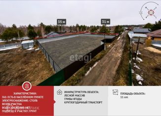 Продажа земельного участка, 11 сот., СНТ Горошинка, Кедровая улица