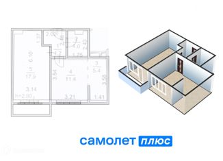 Продажа однокомнатной квартиры, 42.9 м2, Кемерово, улица Терешковой, 16Б