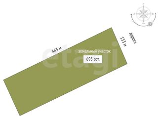 Продаю земельный участок, 695 сот., Чистенское сельское поселение