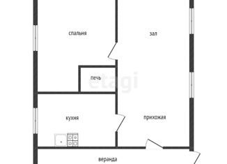 Дом на продажу, 42.2 м2, Миньяр, улица Гузакова, 11