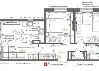 Продажа трехкомнатной квартиры, 70 м2, Ростов-на-Дону, улица Мечникова, 110с1, ЖК Династия