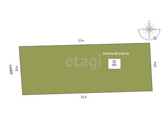 Продается участок, 10 сот., село Укромное, Степной переулок, 40